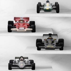 Модель гоночного автомобиля Lotus F1 чемпионский набор 1:43